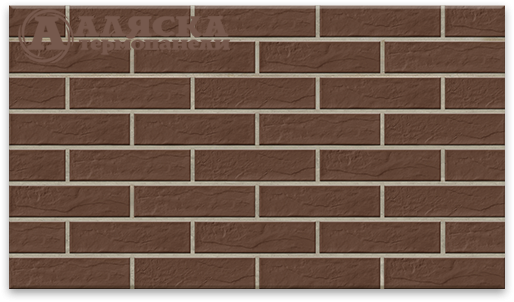 Фасадные термопанели Аляска серия Элевация 16. Braun rustik купить в Ростове-на-Дону
