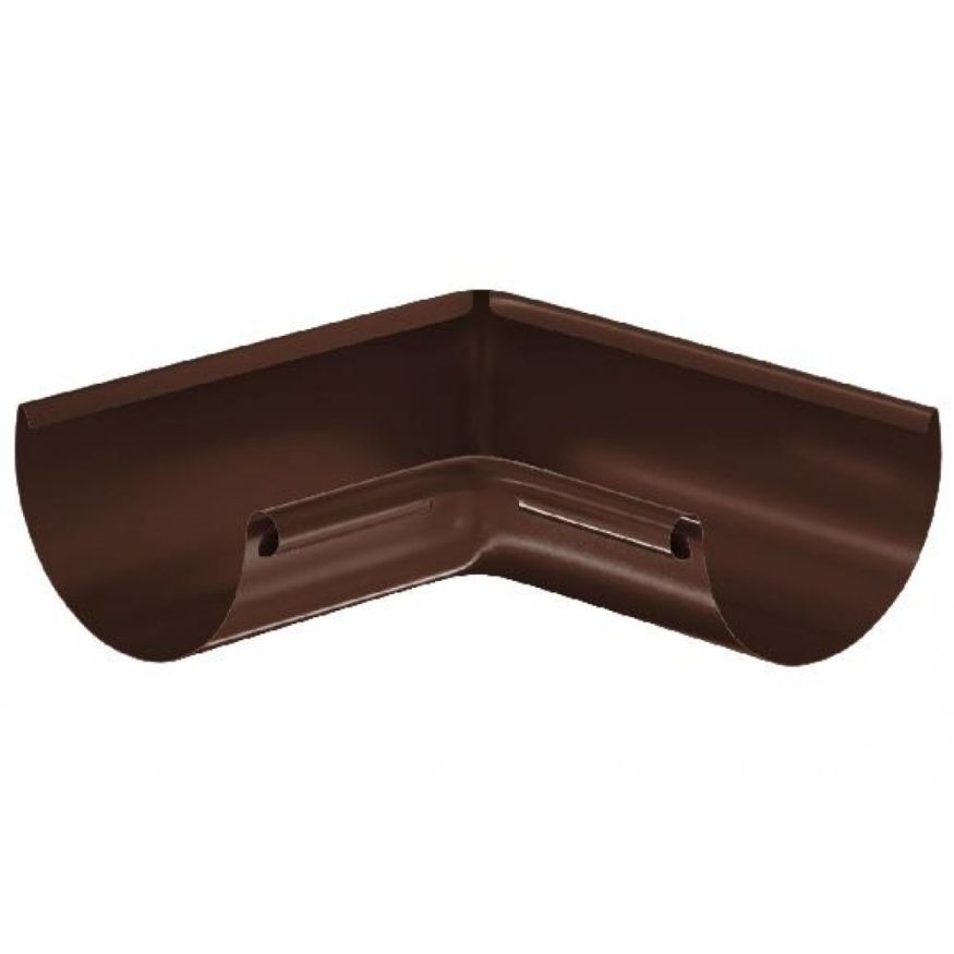 Внутренний угол желоба 90° Aquasystem, коричневый RAL 8017, 125/90 купить в Ростове-на-Дону