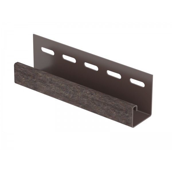 J-планка Ю-пласт Стоун Хаус Кирпич, Коричневый купить в Ростове-на-Дону