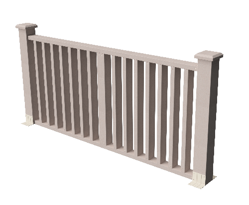 Декоративное ограждение из ДПК GRINDERDECO Риальто в цвете выбеленый дуб купить в Ростове-на-Дону