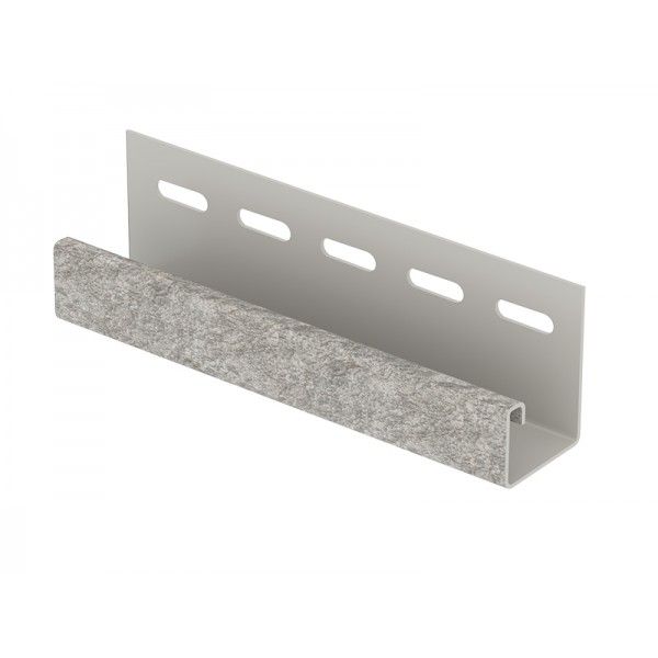 J-планка Ю-Пласт Стоун Хаус Сланец, Светло-серый  купить в Ростове-на-Дону