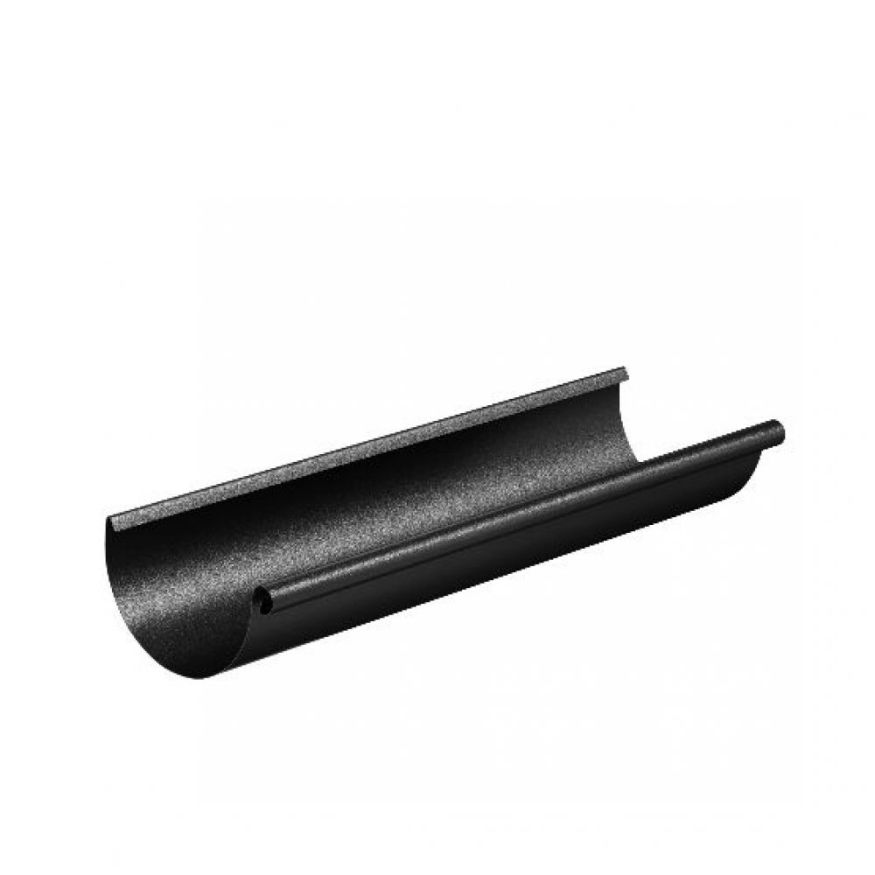 Водосточный желоб Aquasystem, черный RAL 9005, длина 3.00 м, размер 125/90. купить в Ростове-на-Дону