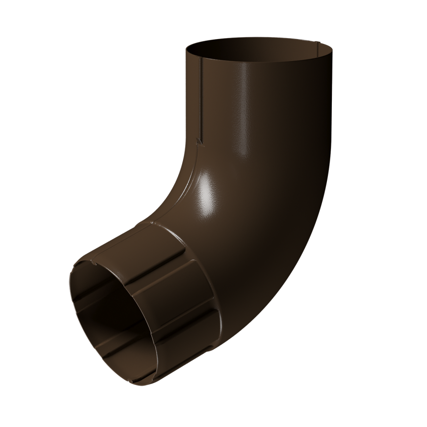 Колено 72˚ для водостока Docke Stal Premium, цвет Каштан. купить в Ростове-на-Дону