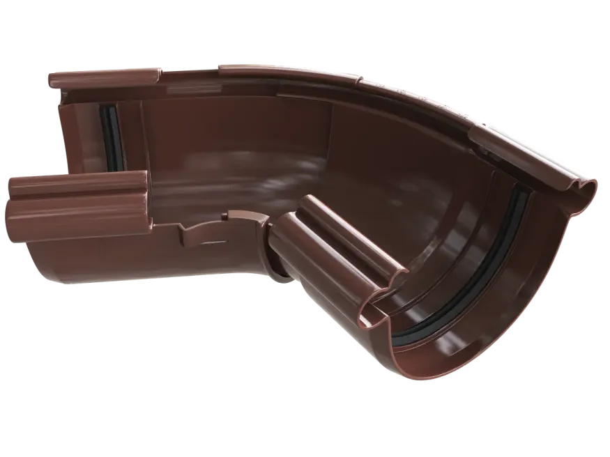 Угол желоба 120-145°, Альта-профиль, Элит Коричневый купить в Ростове-на-Дону