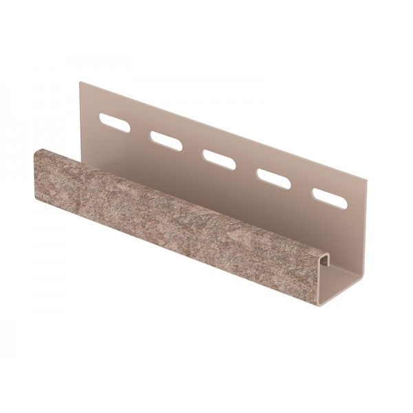 J-планка Ю-Пласт Стоун Хаус Сланец, Бурый купить в Ростове-на-Дону