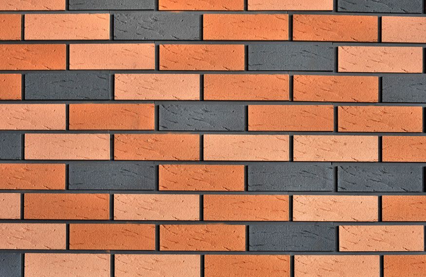 Фасадная плитка Кирисс Фасад, Гладкий кирпич с фаской и швом №37 купить в Ростове-на-Дону