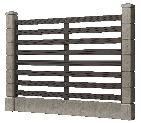 Заборная доска GRINDERDECO, ДПК, шлифованная цвет Асфальт. купить в Ростове-на-Дону