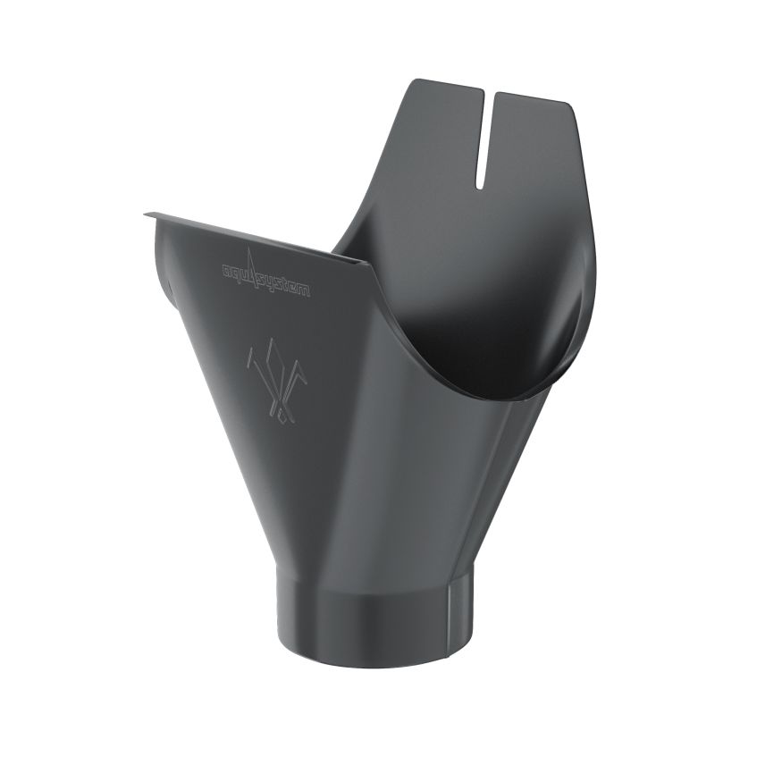 Воронка желоба Aquasystem, RAL 7024 Тёмно-серый 125/90 купить в Ростове-на-Дону