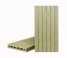 Террасная доска ДПК Terrapol Классик (Пустотелая с пазом) Кантри, Фисташка