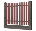 Заборная доска GRINDERDECO, ДПК, шлифованный мербау. купить в Ростове-на-Дону