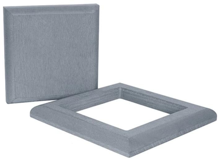 Комплект крышка и юбка ДПК для столба Polivan SINGARAJA серый цвет купить в Ростове-на-Дону