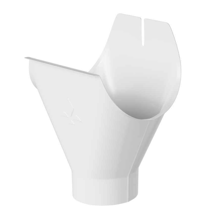 Воронка желоба Aquasystem, PU MATT, RAL 9003 Белый 150/100 купить в Ростове-на-Дону