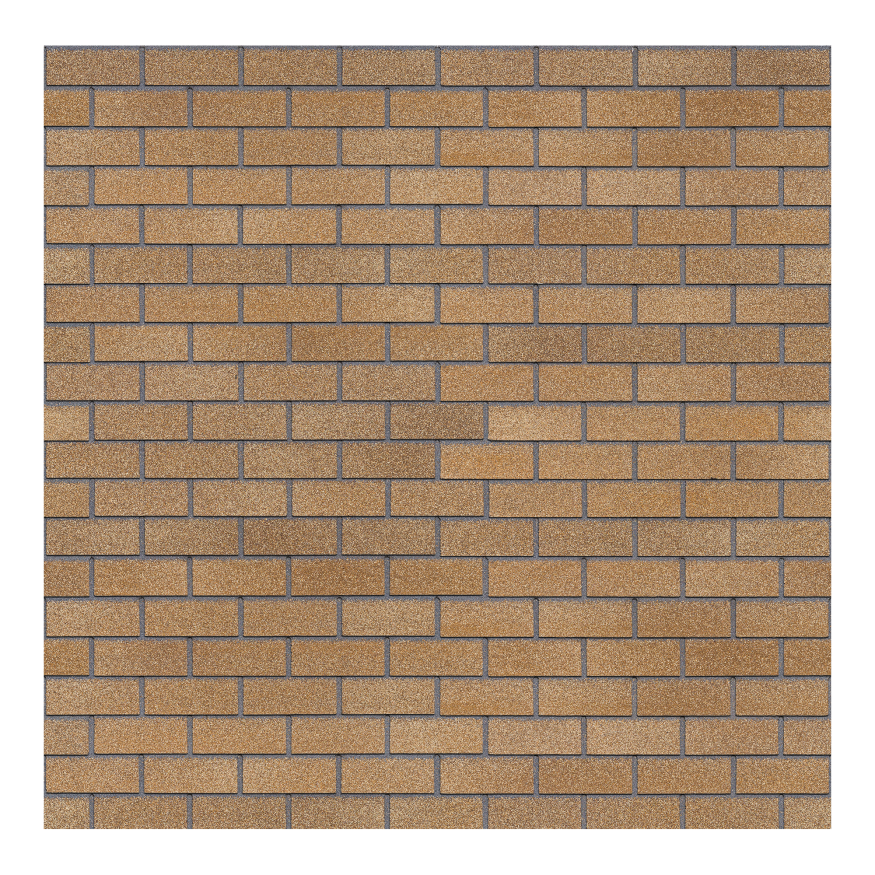 Битумная фасадная плитка Технониколь HAUBERK кирпич Песчаный, 2 кв.м. купить в Ростове-на-Дону