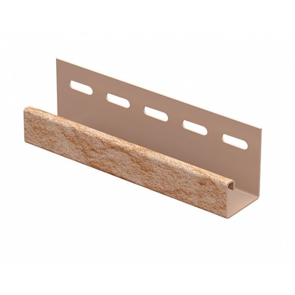 J-планка Ю-Пласт, Стоун Хаус Камень, Золотистый купить в Ростове-на-Дону