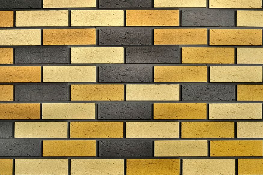 Фасадная плитка Кирисс Фасад, Гладкий кирпич с фаской и расшивкой шва №39 купить в Ростове-на-Дону
