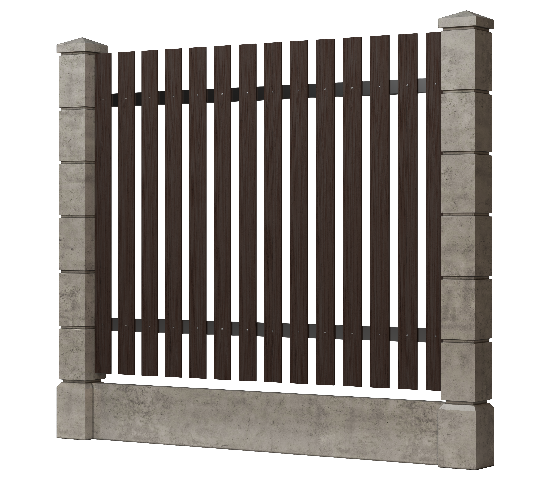 Заборная доска GRINDERDECO, ДПК, шлифованная цвет Венге. купить в Ростове-на-Дону