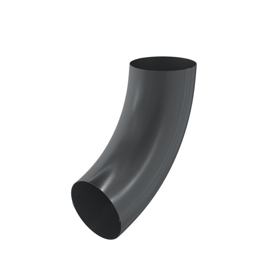 Колено универсальное Aquasystem, RAL 7024 Тёмно-серый 125/90 купить в Ростове-на-Дону