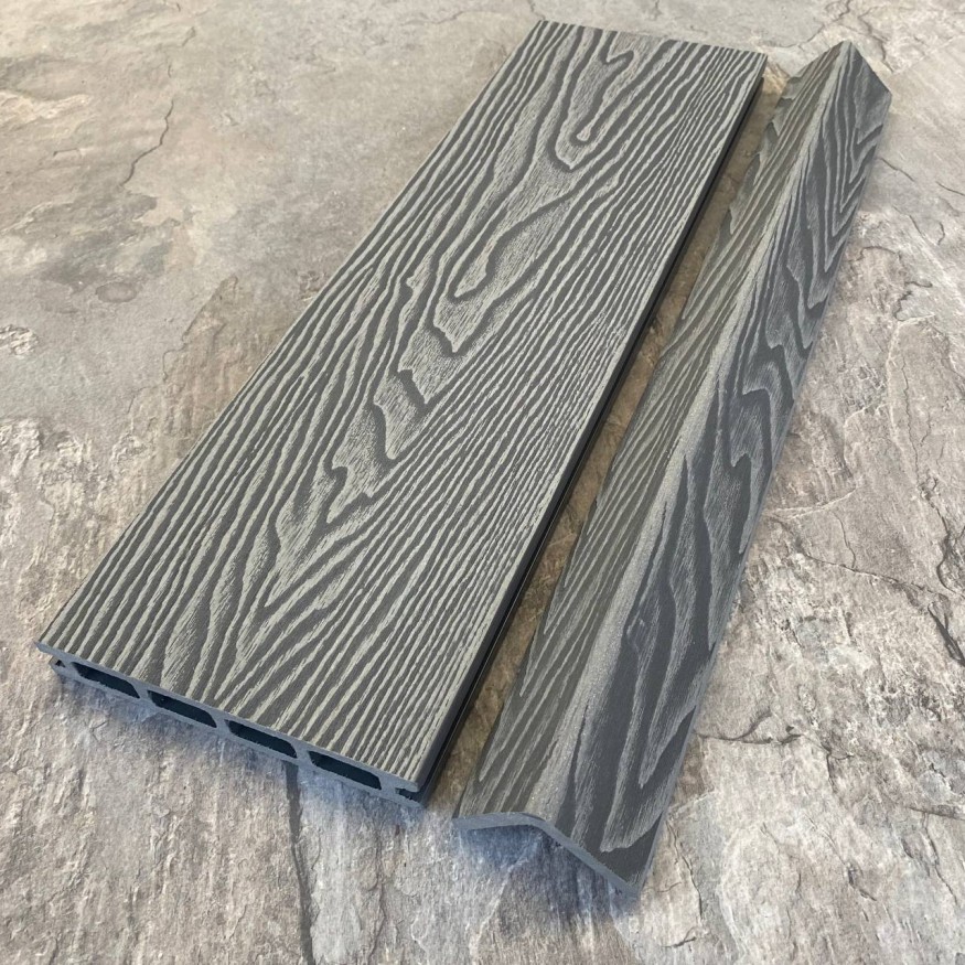 Террасная доска ДПК EasyDecking, Wood-X, Серый купить в Ростове-на-Дону