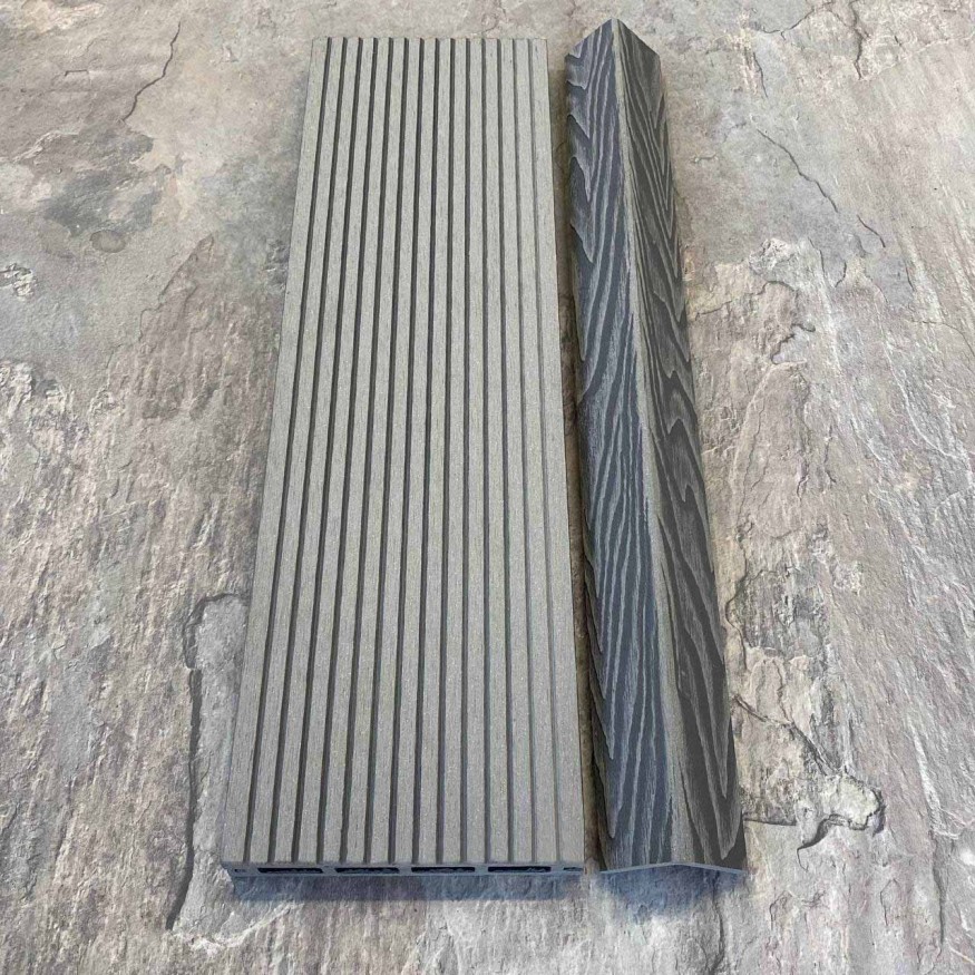 Террасная доска ДПК EasyDecking, Wood-X, Серый купить в Ростове-на-Дону