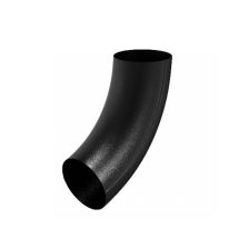 Колено трубопровода Aquasystem, RAL 9005 Черный, 125/90