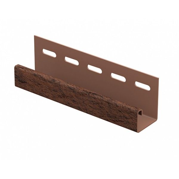 J-планка Ю-Пласт Стоун Хаус Камень, Жженый купить в Ростове-на-Дону