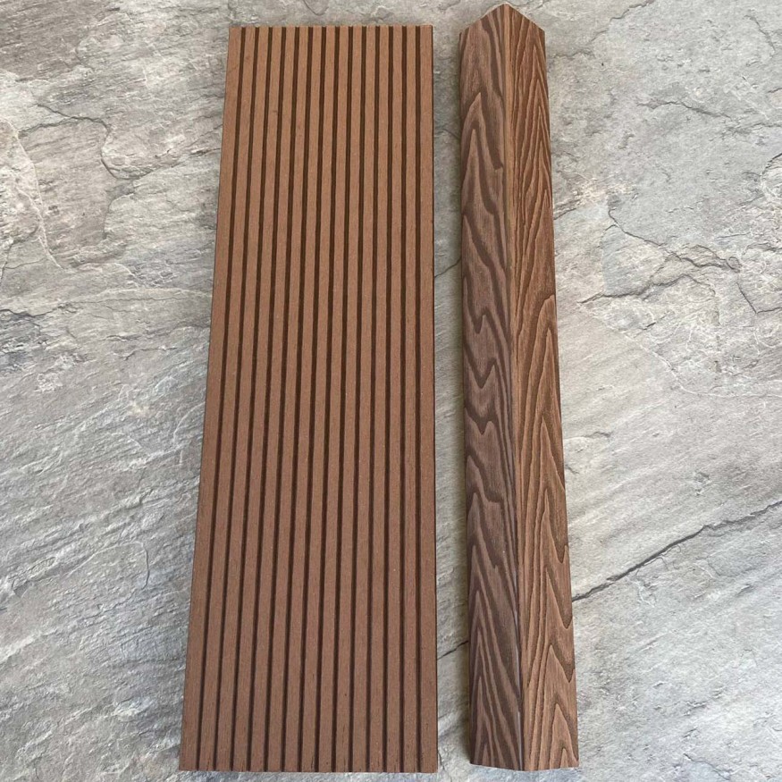 Террасная доска ДПК EasyDecking, Wood-X, Коричневый купить в Ростове-на-Дону
