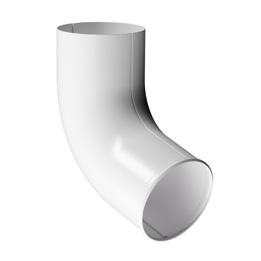 Отвод для водостока Docke Stal Premium, цвет Пломбир. купить в Ростове-на-Дону