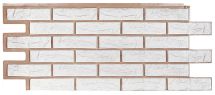 Фасадная панель Т-Сайдинг, Кирпич Лондон Брик Белый
