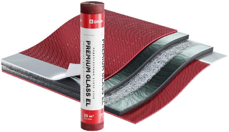 Подкладочный ковер Docke Premium Glass EL, 30 м купить в Ростове-на-Дону