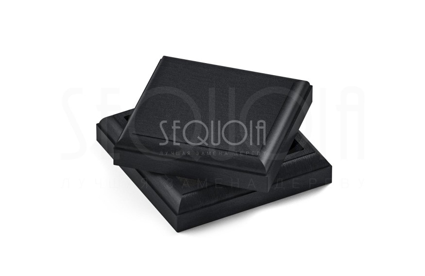 Комплект крышка и юбка для столба SEQUOIA BLACK купить в Ростове-на-Дону