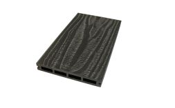 Террасная доска пустотелая ДПК NanoWood Nature 3D (20мм) Графит