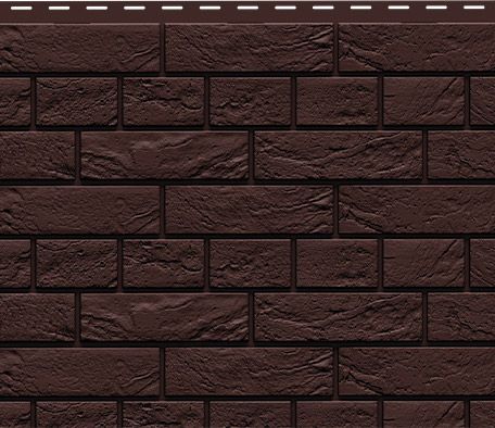 Фасадная панель Доломит, Кирпич Славянка, Цвет Корица купить в Ростове-на-Дону