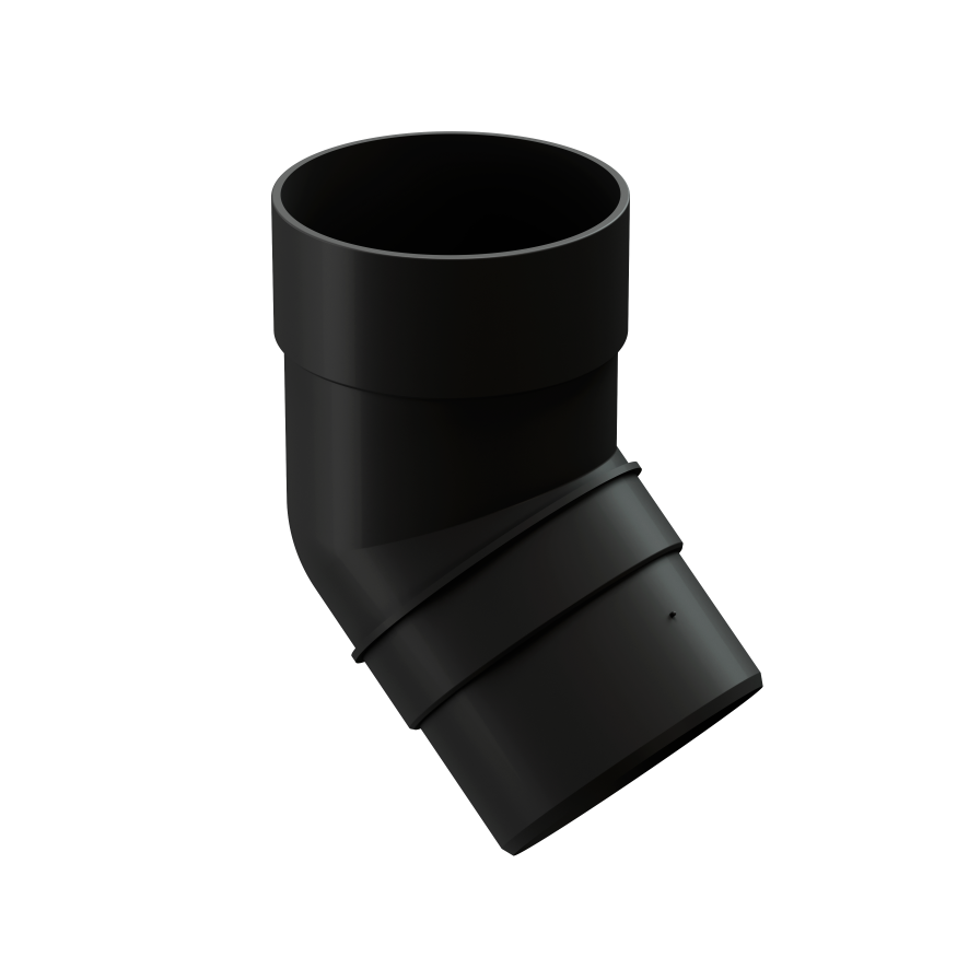 Колено 72˚ для водосточной трубы Docke Premium, Карбон купить в Ростове-на-Дону