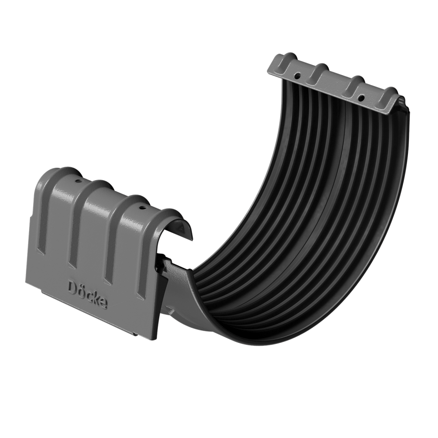 Соединитель желобов Docke Stal Premium, Цвет графит купить в Ростове-на-Дону