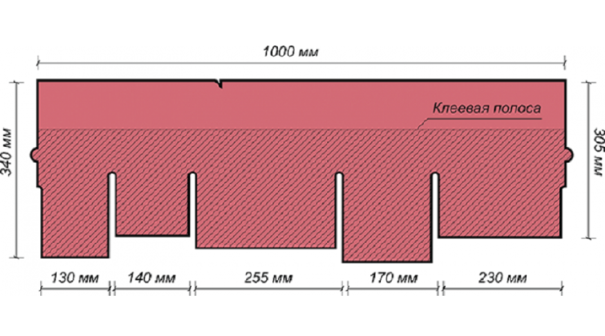 Гибкая черепица KATEPAL AMBIENT в дизайне арабского дерева купить в Ростове-на-Дону