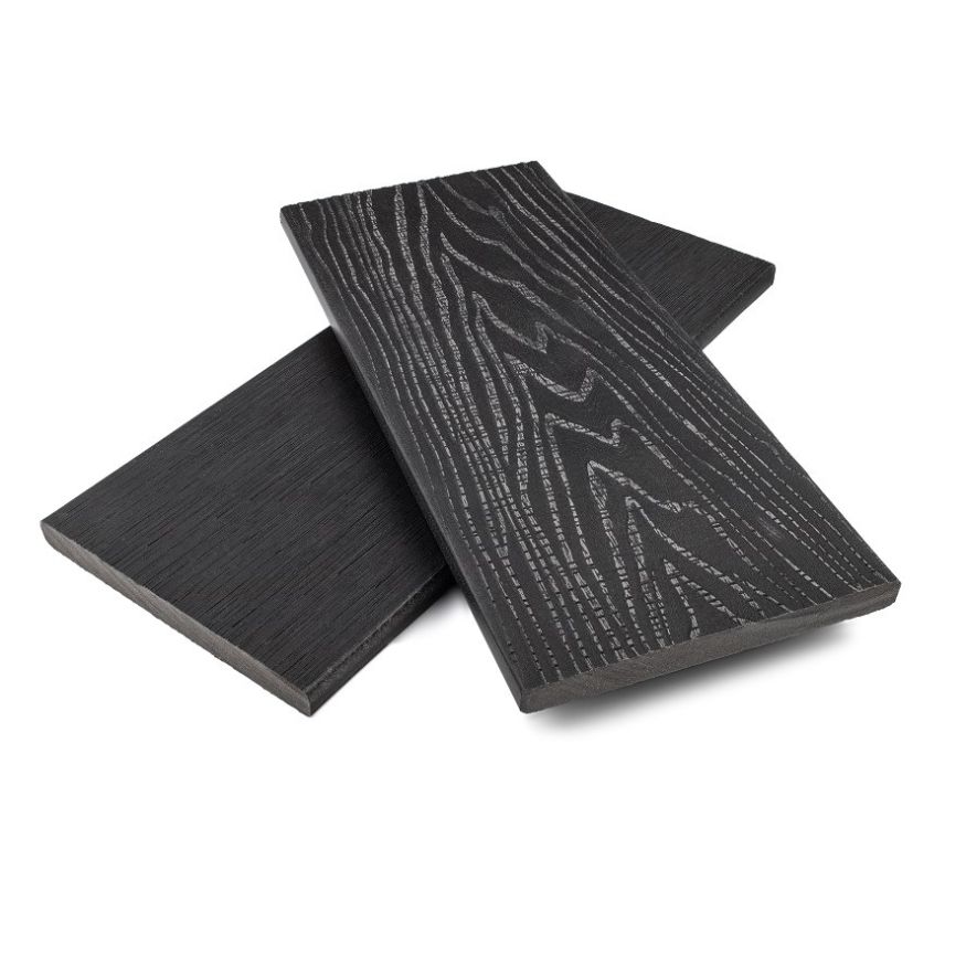 Заборная доска (планкен) ДПК NanoWood Nature 3D Антрацит купить в Ростове-на-Дону