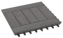 Модульный паркет ДПК GRINDERDECO Комфорт 5 Цвет: Серый базальт