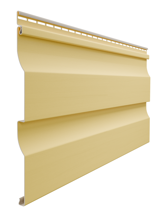 Виниловый сайдинг Docke, Корабельный брус D4.5D, Лимон купить в Ростове-на-Дону