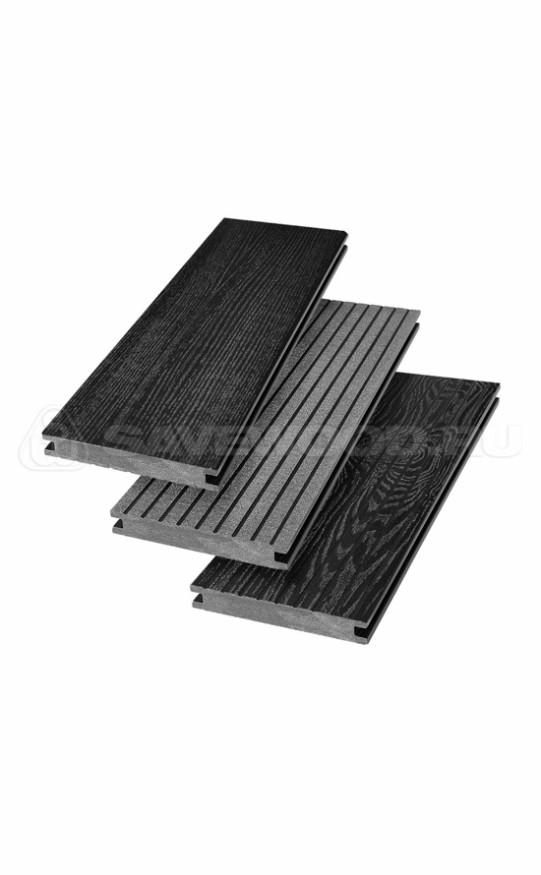 Террасная доска ДПК SaveWood, SW Fraxinus (R), Черный купить в Ростове-на-Дону