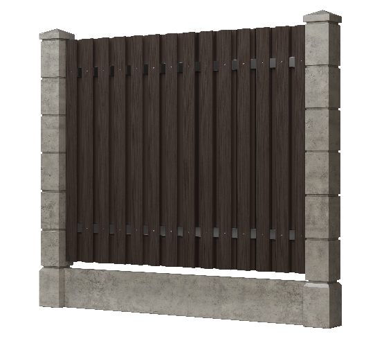 Заборная доска GRINDERDECO, ДПК, текстура &amp;quot;дуб&amp;quot; Венге. купить в Ростове-на-Дону