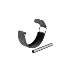 Соединитель желоба в комплекте Aquasystem, RAL 7024 Тёмно-серый 125/90