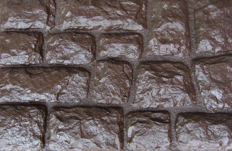 Фасадная панель Аэлит Крупный камень Коричневый купить в Ростове-на-Дону