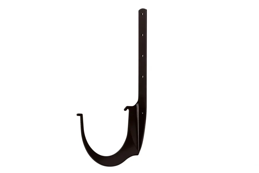 Кронштейн для желоба Альта-Профиль, модель Элит, коричневый цвет. купить в Ростове-на-Дону