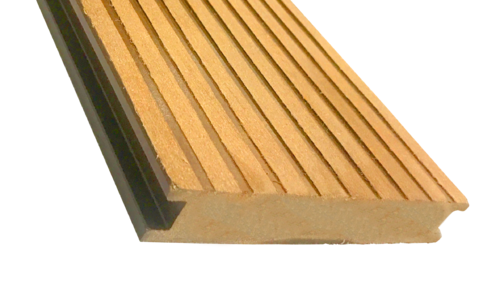 Террасная доска ECODECKING Premium в желтом цвете из ДПК купить в Ростове-на-Дону