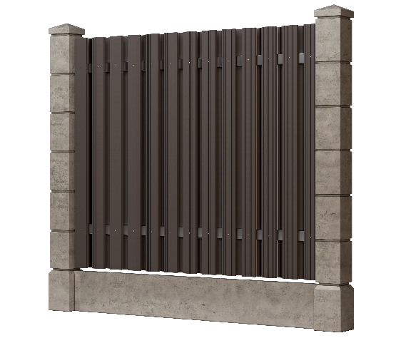 Заборная доска GRINDERDECO, ДПК, с тиснением &amp;quot;дуб&amp;quot;, цвет Асфальт. купить в Ростове-на-Дону