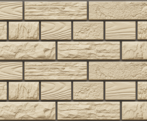 Фасадные панели Доломит, Кирпич Москва, Кремниевый