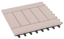 Модульный паркет ДПК GRINDERDECO Комфорт 5 Светлый дуб