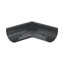 Угол желоба внутренний Aquasystem, PU MATT, RAL 7024 Тёмно-серый 125/90