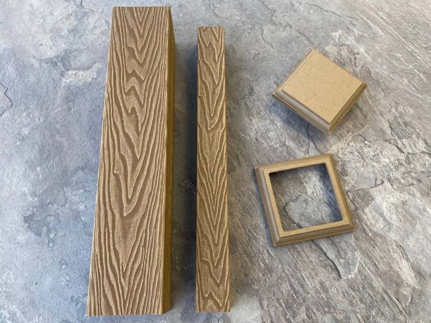 Столб для ограждения из ДПК EasyDecking, Wood-X, Дуб купить в Ростове-на-Дону