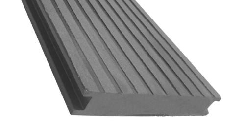 Террасная доска ECODECKING Premium из ДПК в сером цвете купить в Ростове-на-Дону